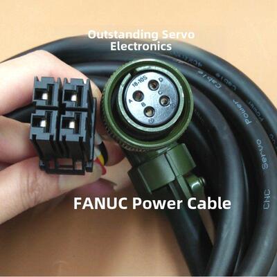 正品Fanuc伺服电机电源线18-10S电源插头D-5 Fanuc4芯电缆