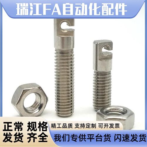 FFL11-D3/D4/D5/D6-L15/L20/L25拉伸弹簧支柱 带扁方全牙型SAIPOK