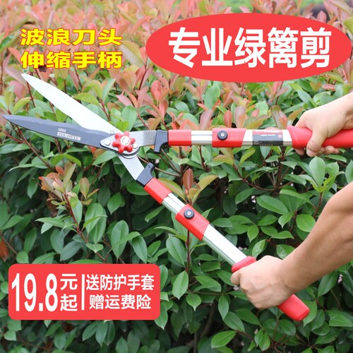 花剪园艺剪刀绿篱剪工具草坪修剪修枝剪花草树枝剪粗枝园林大剪刀