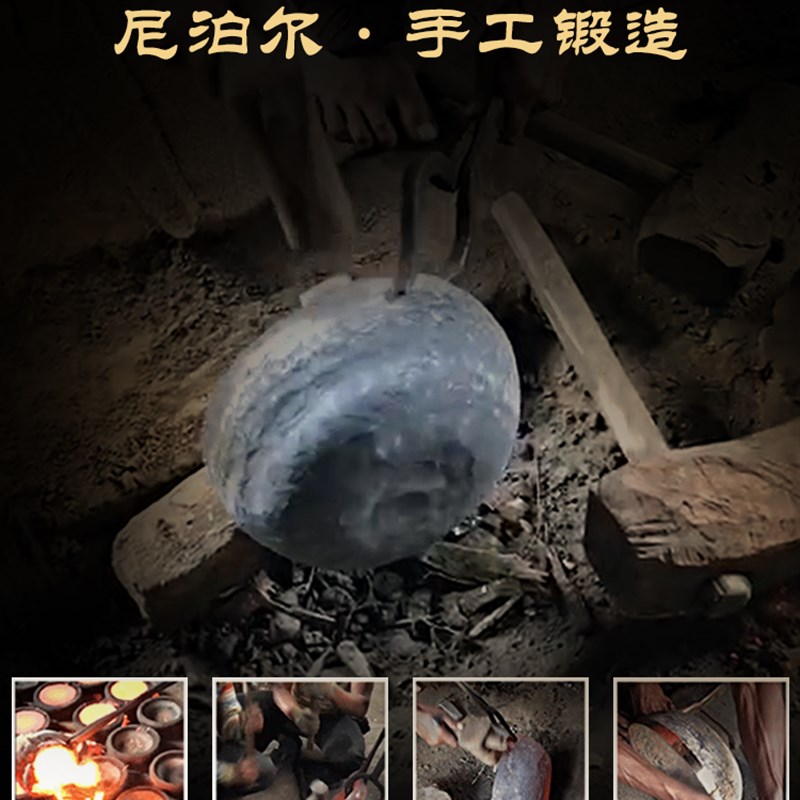 尼泊尔手工疗愈颂钵 满月佛音铜钵赠送课程 瑜伽冥想音钵碗
