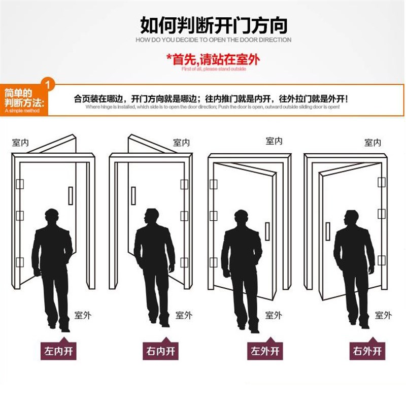 世连泰好卧室内门房间门锁美式黑色全纯铜实木门把手金色静音门锁
