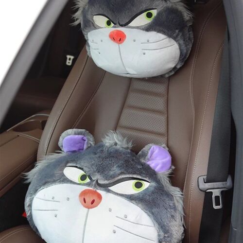 【包邮】卡通猫咪抱枕两用空调被沙发靠垫办公室午睡毯子汽车被子