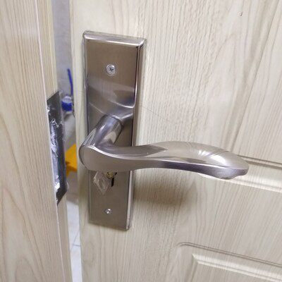 房间门旧门换锁 卧室门锁室内通用型 老式门锁房门锁家用内木门锁