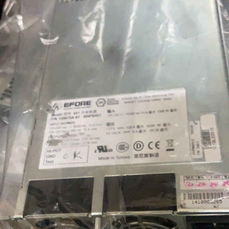 安伏EFORE电源 1200W RHPS451-3 159075A-01  PXIe机箱服务器电源