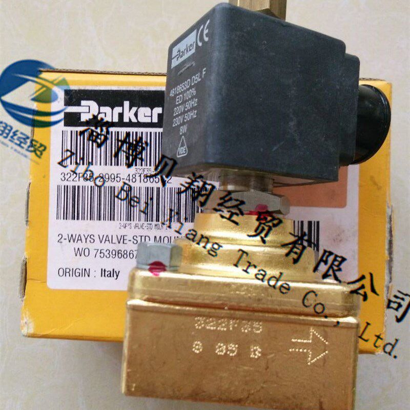 美国派克PARKER电磁阀322F35吹瓶机常开排气阀现货正品