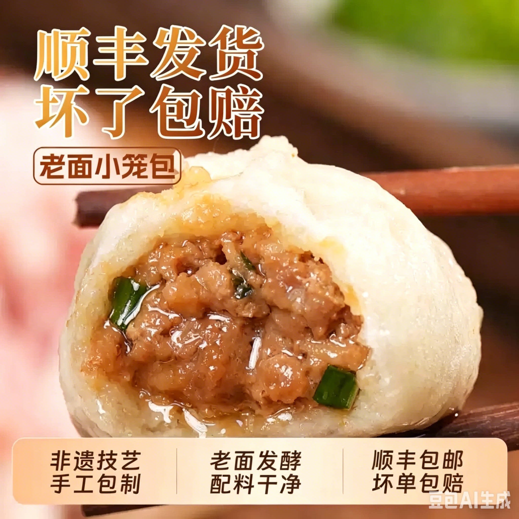 嵊州小笼包杭州老面小笼包子早餐