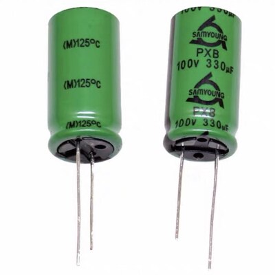SAMYOUNG 进口电解电容 100v330uf 16*31.5 三莹PXB 耐高温125度