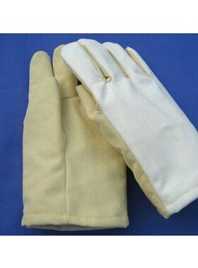 凯夫拉kevlar耐高温手套芳纶纤维隔热防护手套300度-48CM工厂直销