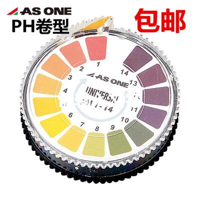 日本PH试纸酸碱测试条测试纸实验广泛/精密PH试纸进口亚速旺ASONE