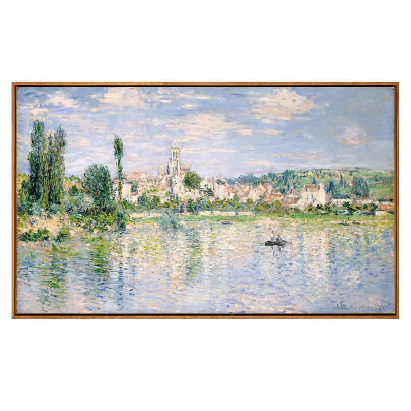 莫奈威特尼的夏天版画客厅装饰画沙发电视背景墙挂画玄关卧室挂画