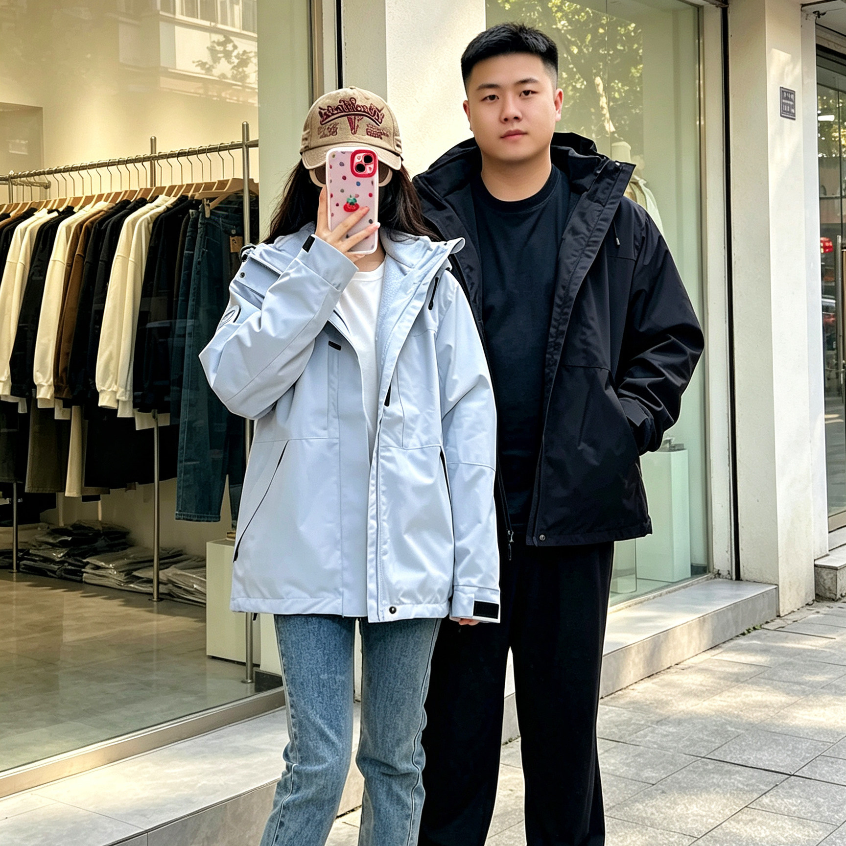 三防2件套冲锋衣防水可拆卸2件