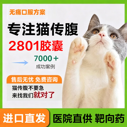 2801猫用传腹口炎胶囊