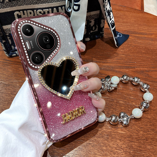 适用华为pura70手机壳爱心