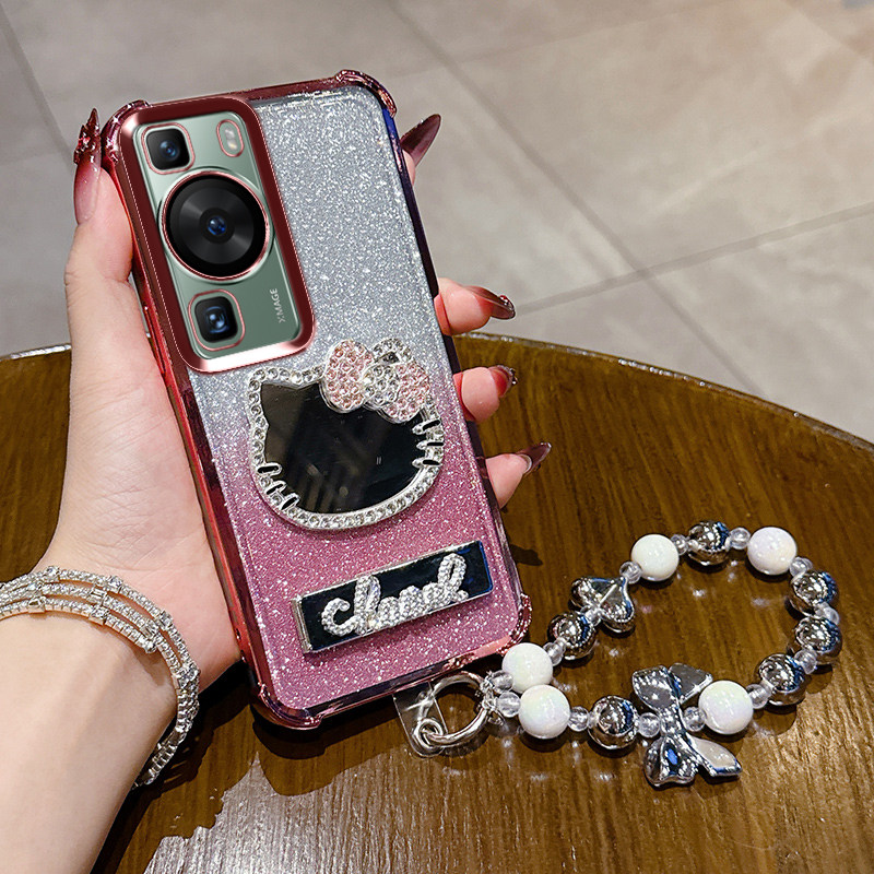 适用华为p60手机壳P60pro保护套硅胶MNA一AL00自带镜头膜镜头全包防摔LNA镜子支架p6o软壳por女p外壳新款个性