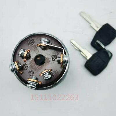 山推SD22启动开关 sd16 SD13 SD32推土机起动钥匙开关D2500-00000