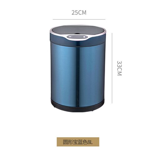 ?JAH垃圾分类垃圾桶家用厨房环保家庭上海干湿不锈钢大号感应