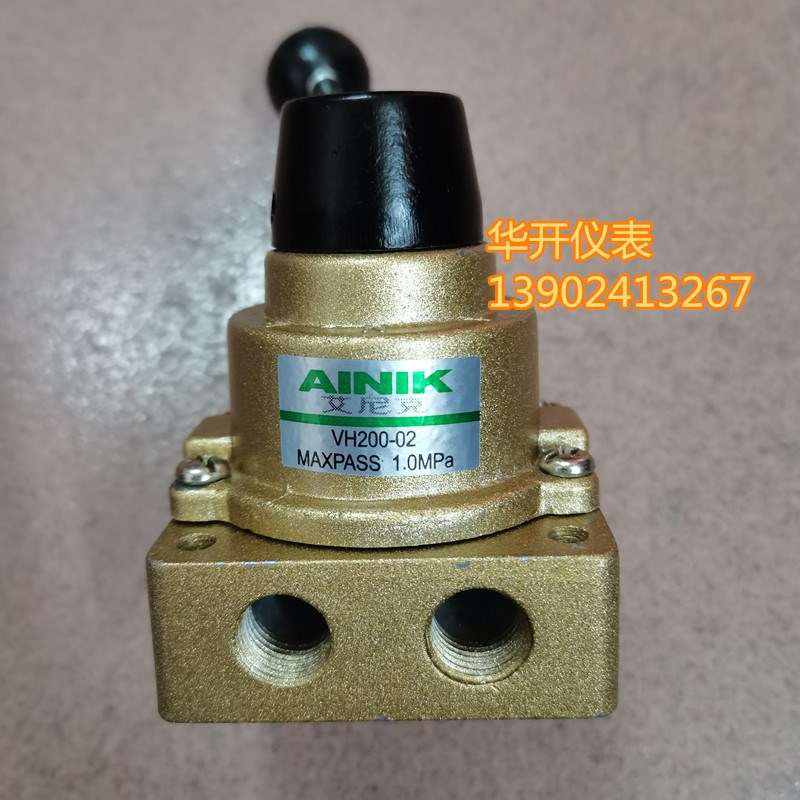 AINIK艾尼克 手动阀VH200-02 换向阀手转阀
