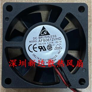 EHD 12V 6CM 台达 散热风扇 6020 AFB0612VHD 0.47A 原装 0.27A