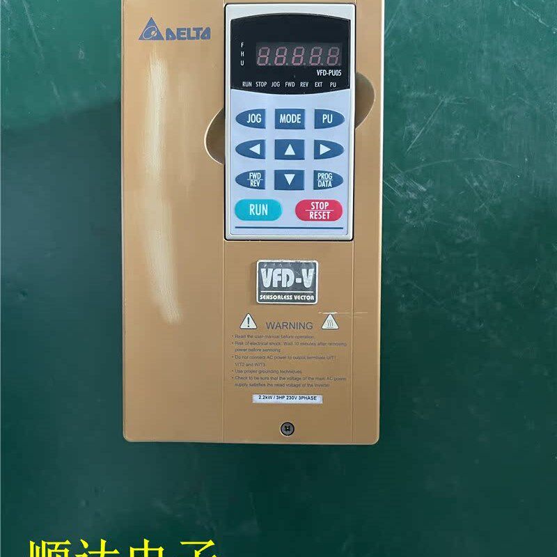 台达变频器VFD022V23A 2.2KW 三项220V 原装拆机 质量保证现货