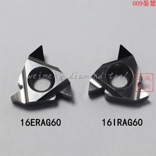 金刚石牙刀片内螺纹16IRAG60 PCD16IR55/外螺纹16ERAG6016ER55CBN