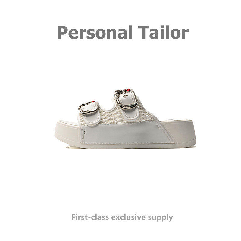 【潘星星专属】勃肯凉鞋女双搭扣休闲外穿拖鞋 CA-1624