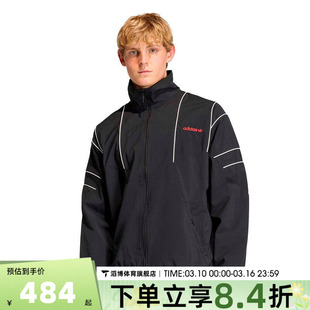 Adidas阿迪达斯三叶草男子运动健身夹克外套KE0096