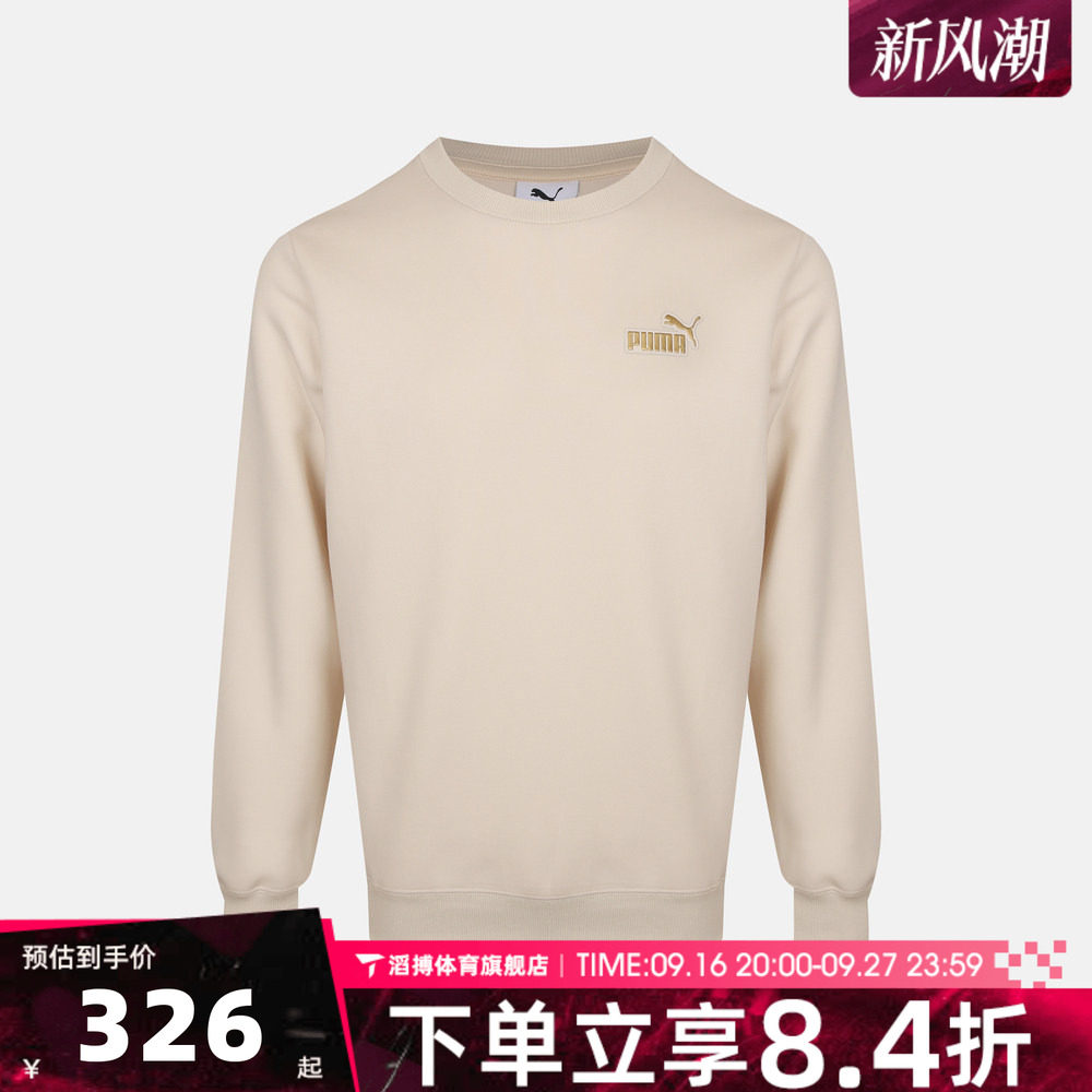 puma彪马男子ESSENTIALS DOUBLE-KNIT运动休闲套头衫卫衣63938187