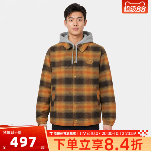 VANS范斯男子百搭时尚舒适上衣运动训练休闲夹克外套VN000U343N1