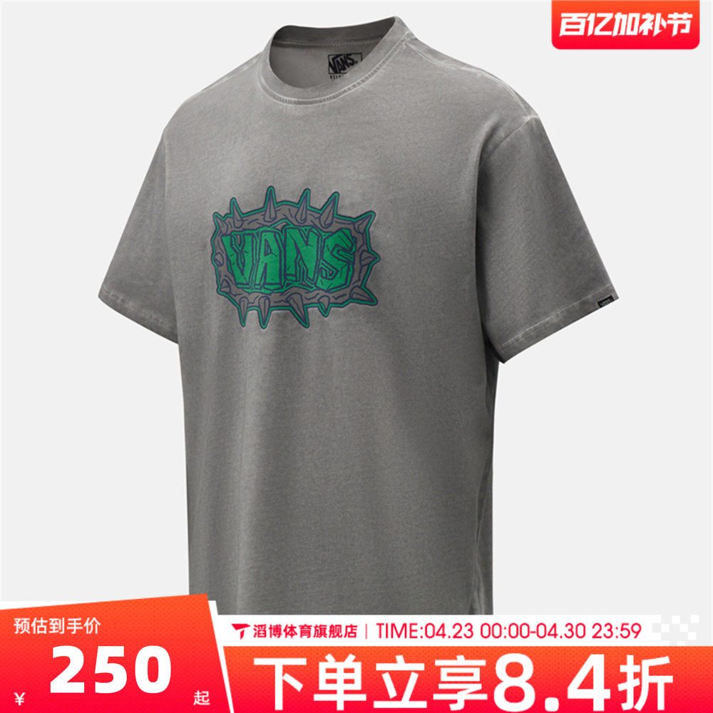 VANS范斯男子春夏季时尚百搭宽松上衣运动休闲短袖T恤VN000TK685T