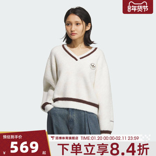 adidas阿迪达斯三叶草女子HTTH SWEATER毛衣套头衫KC2687