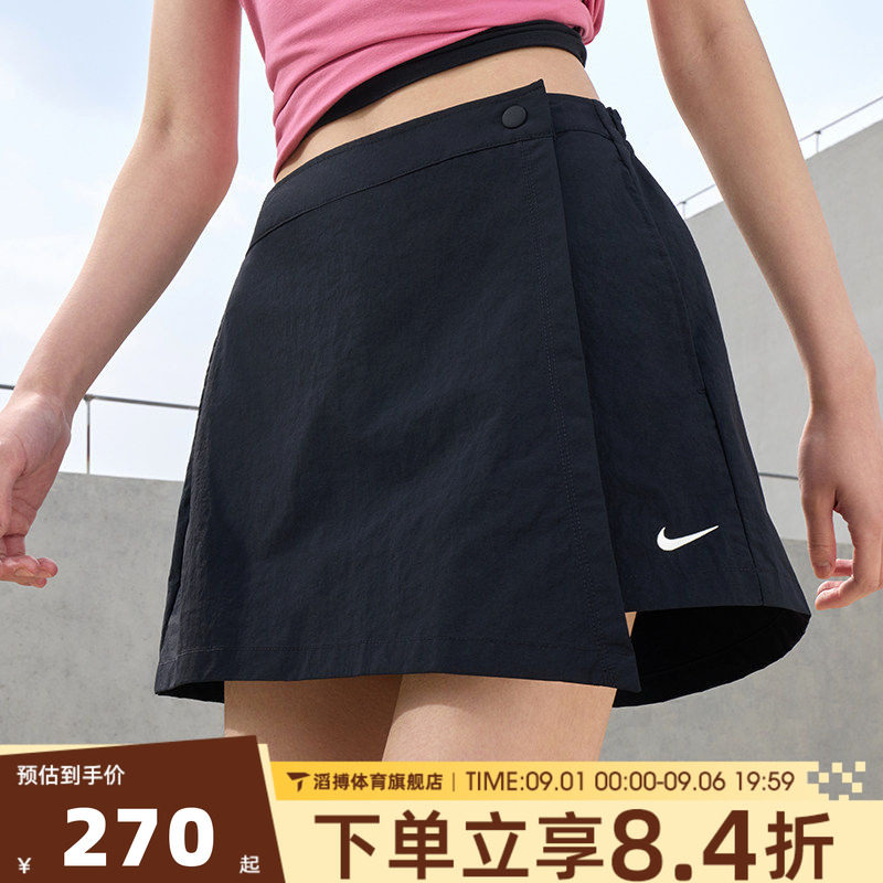 NIKE耐克女子A字运动休闲短裙裤图片