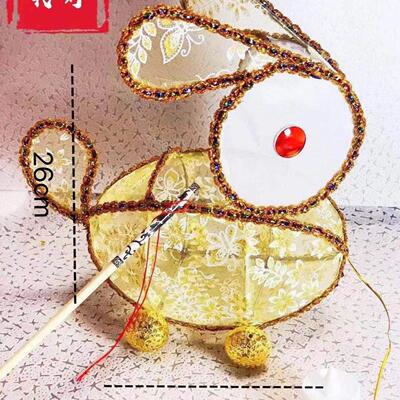 中秋节礼物汉服节日花灯手工拖拉