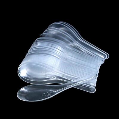 103一次性勺子塑料透明汤勺商用