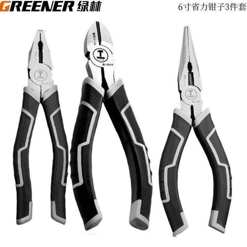 绿林GREENER老虎钳电工专用多功能万用钢丝钳工具大全家用尖