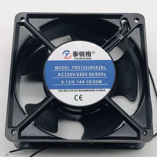 TRG12038HA2BL 220v 50/60HZ 0.12/0.14A轴流风机散热风扇12厘米