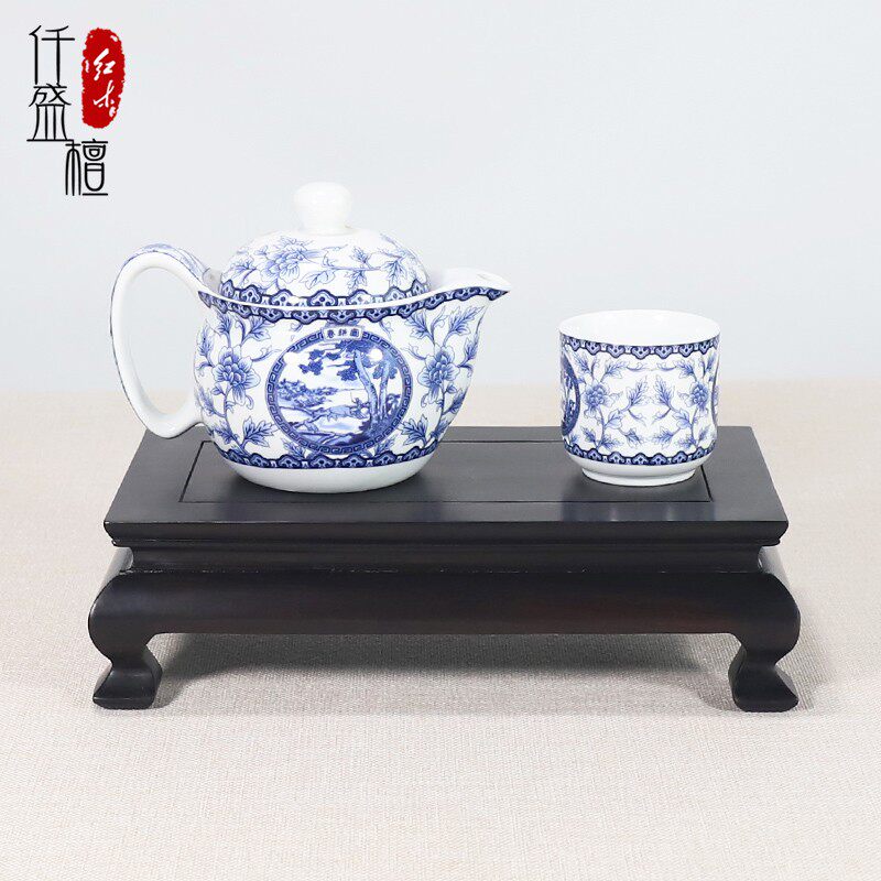 实木质小炕几底座托架加高垫高花瓶花盆茶壶酒坛工艺品长方形摆件