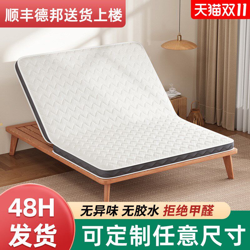 天然椰棕床垫偏硬儿童护脊棕垫子加厚棕榈家用宿舍软垫定制乳胶