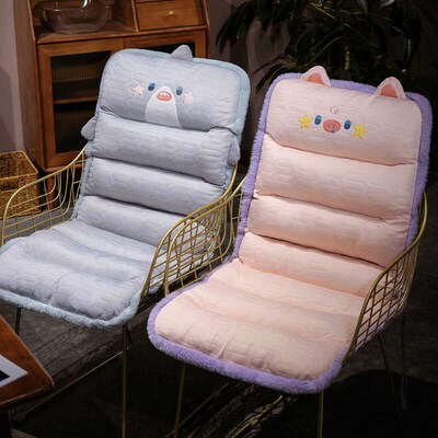 乳胶冰丝坐垫屁垫靠背靠垫一体办公室久坐凳子座椅垫学生椅子垫子