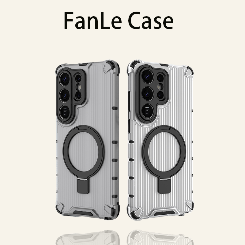 适用三星s26ultra手机壳磁吸s25+军工级防摔s24u专用23plus镜头全包Galaxy四角气囊硅胶磨砂新款带支架保护套