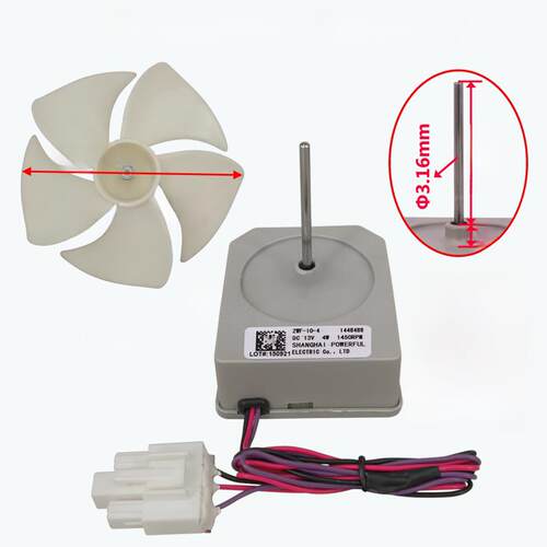 适用于海信冰箱冷冻风机Bcd-565Wt/B风机电机Zwt-10-4 1448488