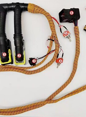 挖掘机配件沃尔沃EC210B/240B D6D/D7D/D6E/D7E 发动机启动测试线