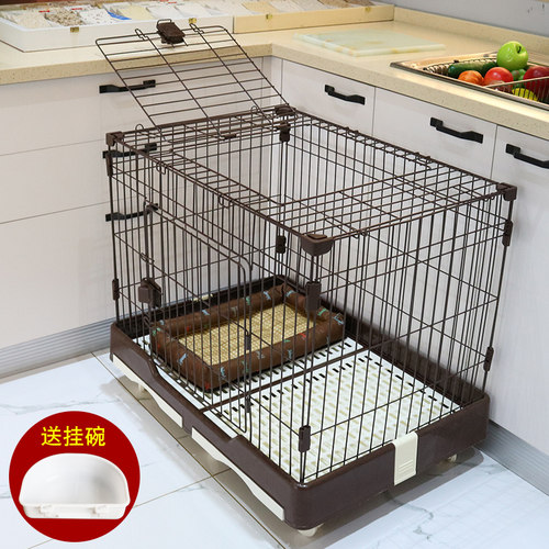 狗笼子小型犬泰迪室内家用带厕所家用中型宠物比熊柯基猫笼子兔笼