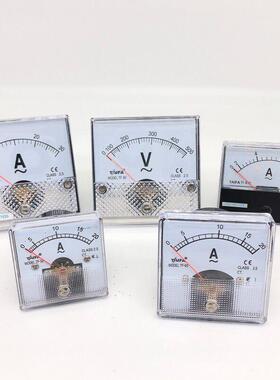 泰发TAIFA电流电压表TF-80/TF-670/TF-60/TF-50交流式指针电流表
