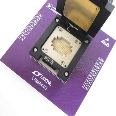 BGA77-LTM4644IY芯片测试座编程座 BGA77烧录座LINEAR/凌特芯片座