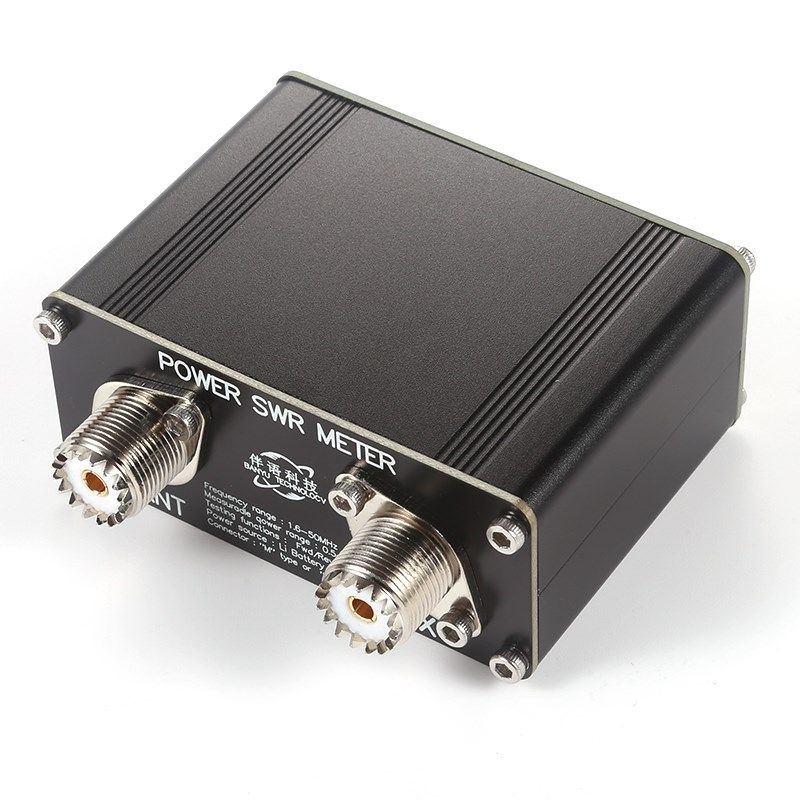 150W数显功率驻波表SWR Power Meter HF短波频段功率计1.6-50MHz