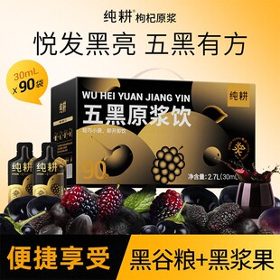 杞里香出品丨纯耕五黑原浆饮300ml黑芝麻黑米免熬煮植物饮