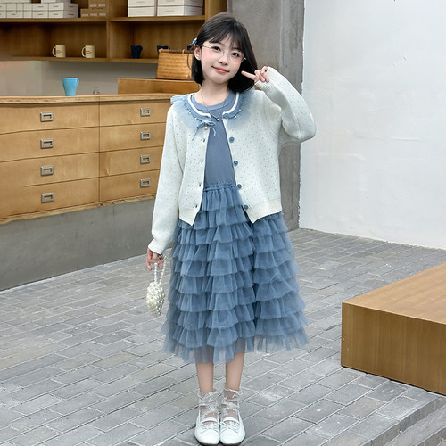 2026新款女童春秋长袖公主裙