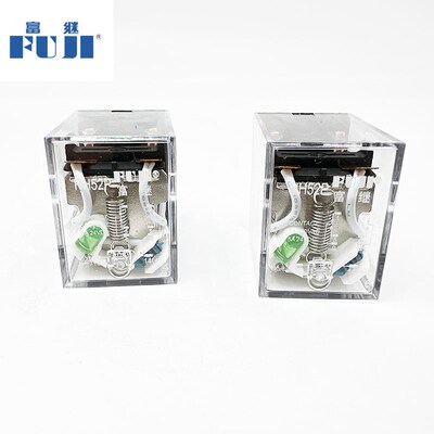 富继HH52P 54P 62P 63P 64PL电磁小型中间继电器LY MY2NJ 3NJ 4NJ