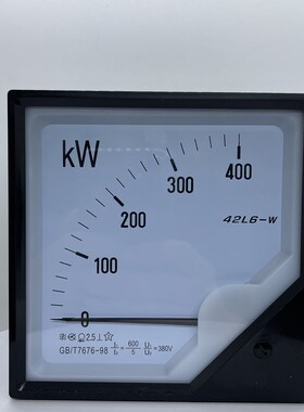 42L6-W指针式三相有功功率表380V200KW400KW500KW1MW千兆瓦特表