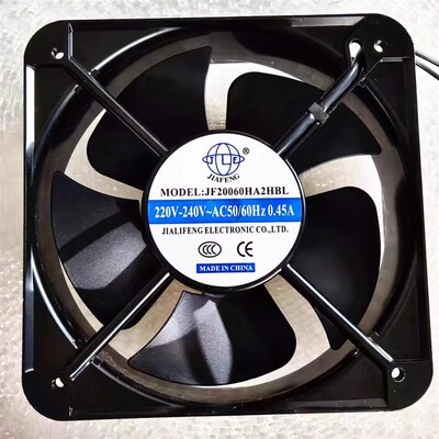 全新JAFENC JF20060HA2HBL 220V 20060 20cm厘米机柜交流散热风扇